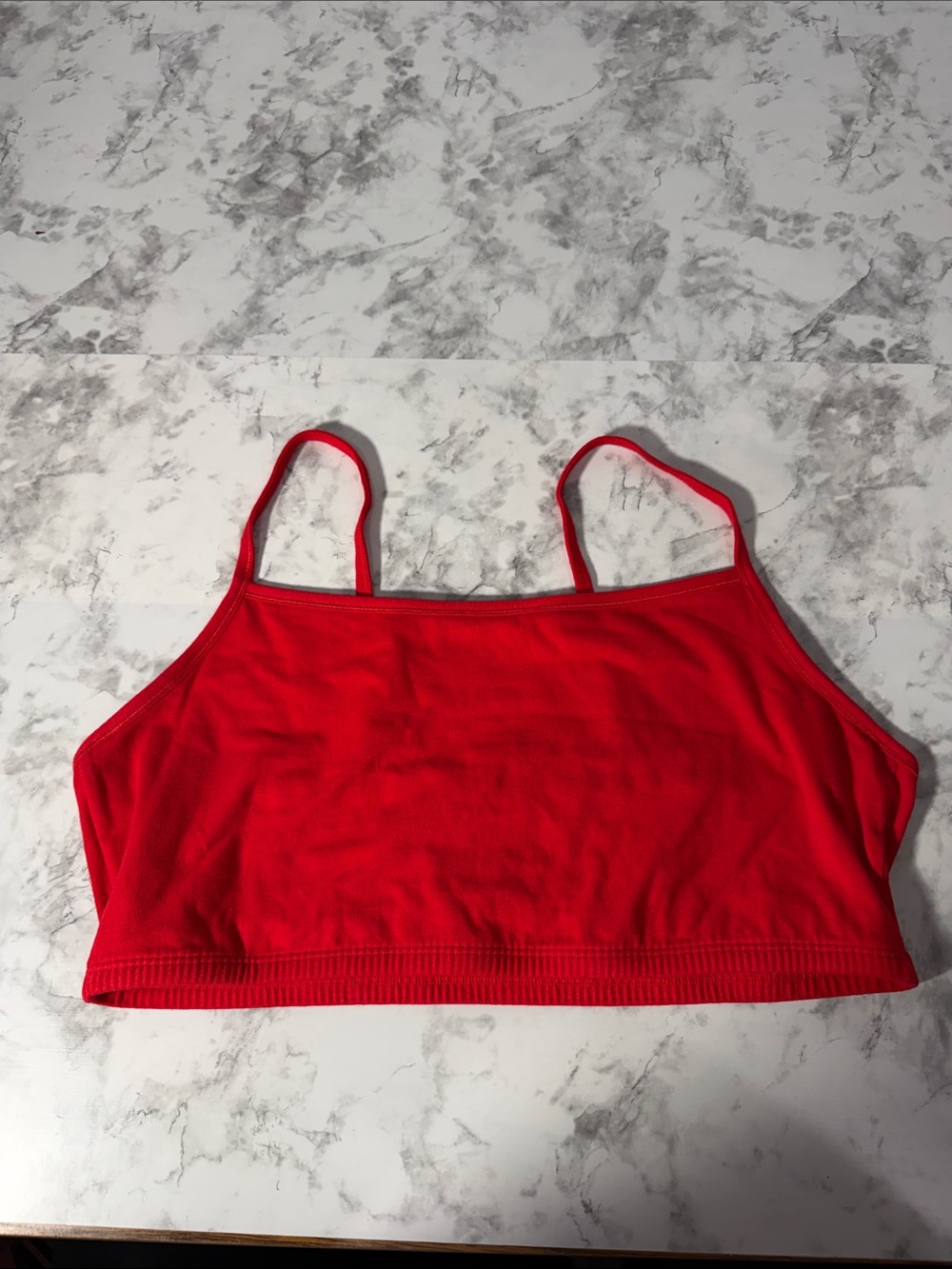 Fruit of the Loom Women’s Red Bandeau Bralette Size 42